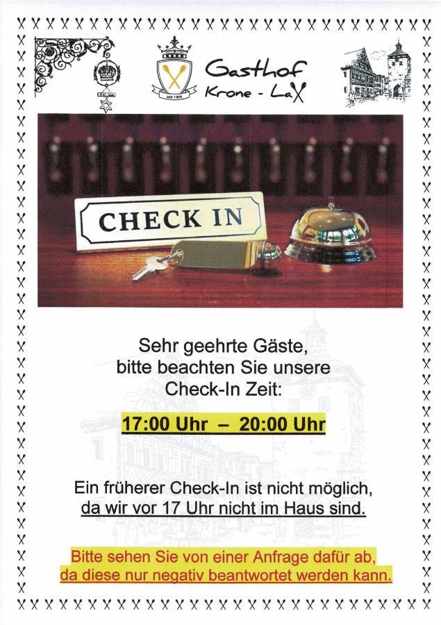 Hotel-Gasthof Krone-Lax Scheinfeld Ngoại thất bức ảnh